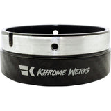 Khrome Werks 4-1/2" Billet Cut Tip Exhaust End Cap Harley 200880P