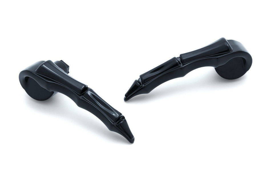 Kuryakyn 5191 Black Zombie Saddlebag One Touch Lid Lifters Levers Touring