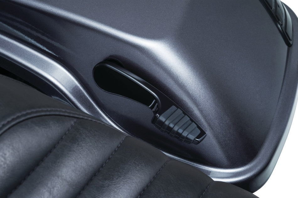 Kuryakyn 5193 Black Quick Draw Saddlebag One Touch Lid Lifters Levers Touring