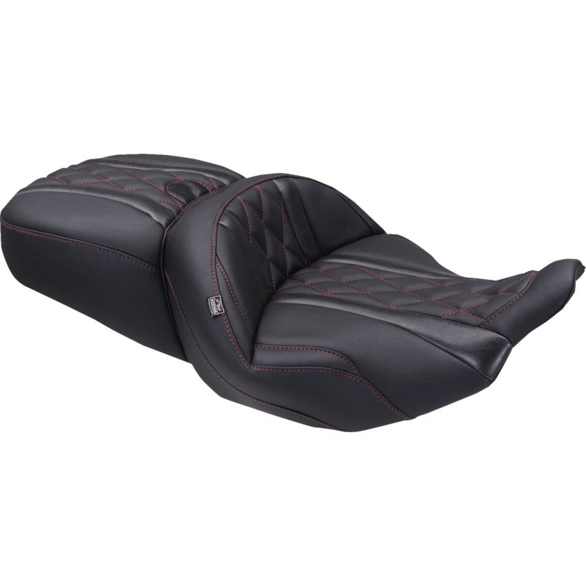 Mustang One-Piece Deluxe Touring Seat W/Diamond Stitch Harley 23-25 FL