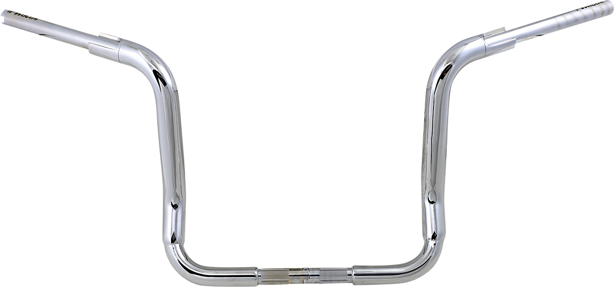 FBI Fat Baggers 1-1/2" EZ Round Top Handlebars for 14-20 FLHT/FLHX & Trike - Chrome / 14"