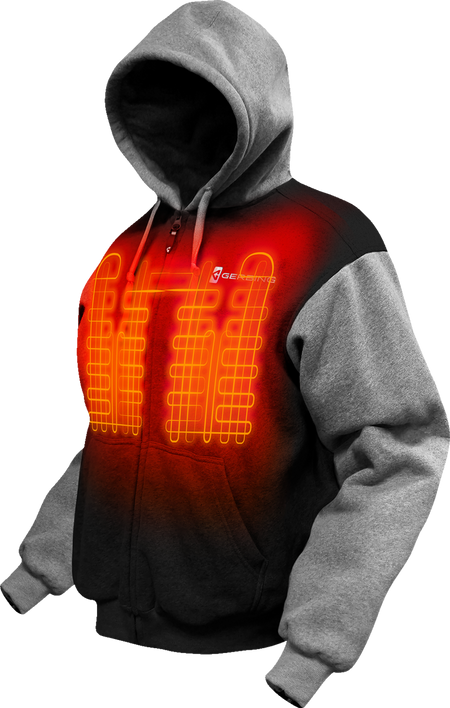 Gerbing Heated Clothing 7V Battery Powered Heated Hoodie - Black