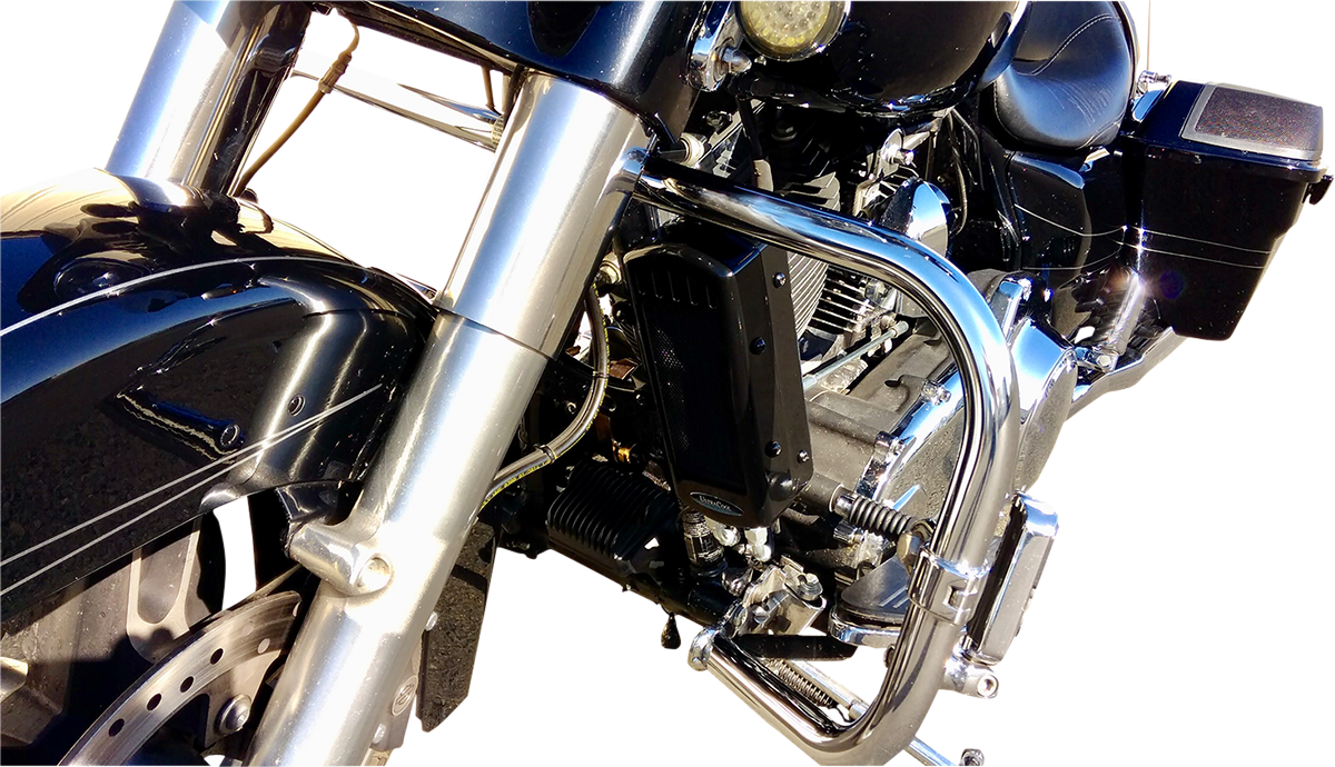 UltraCool SMT-1 Side Mount Oil Cooler Kit with Fan for 1984-2008 Harley-Davidson Touring & FXR