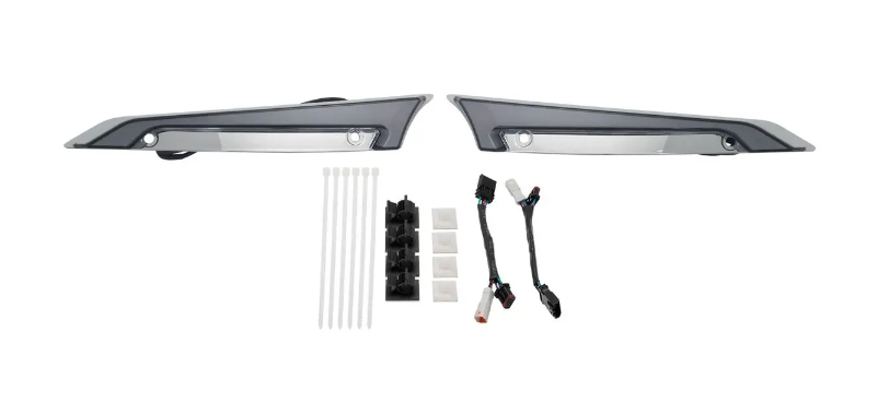 HOGWORKZ® Lumipro LED Windshield Trim Lights for Harley® Road Glide '15-'24