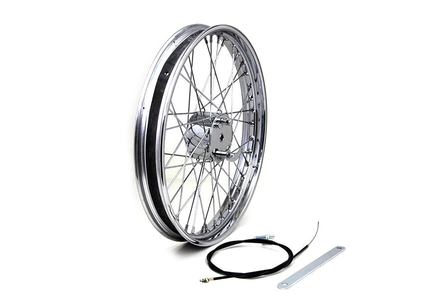 V-Twin 52-0383 2.15" x 21" Chrome Chopper Style Wheel 40 Spoke Custom Fit