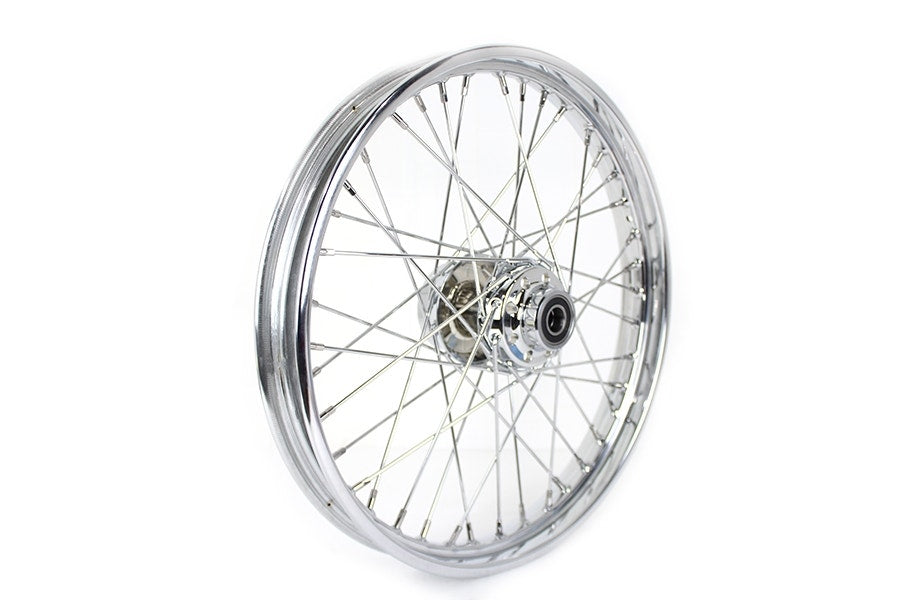 Chrome 21" x 2.15" Front 40 Spoke Front Wheel Harley Dyna Wide 07-11 OE 43700-08