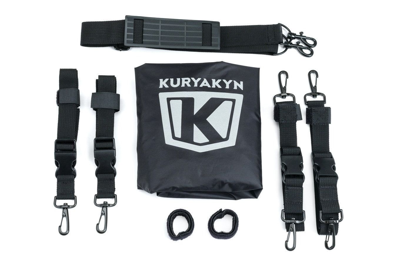 Kuryakyn 5214 Black Momentum Roamer Tail Bag Travel Luggage Harley Metric Cruiser