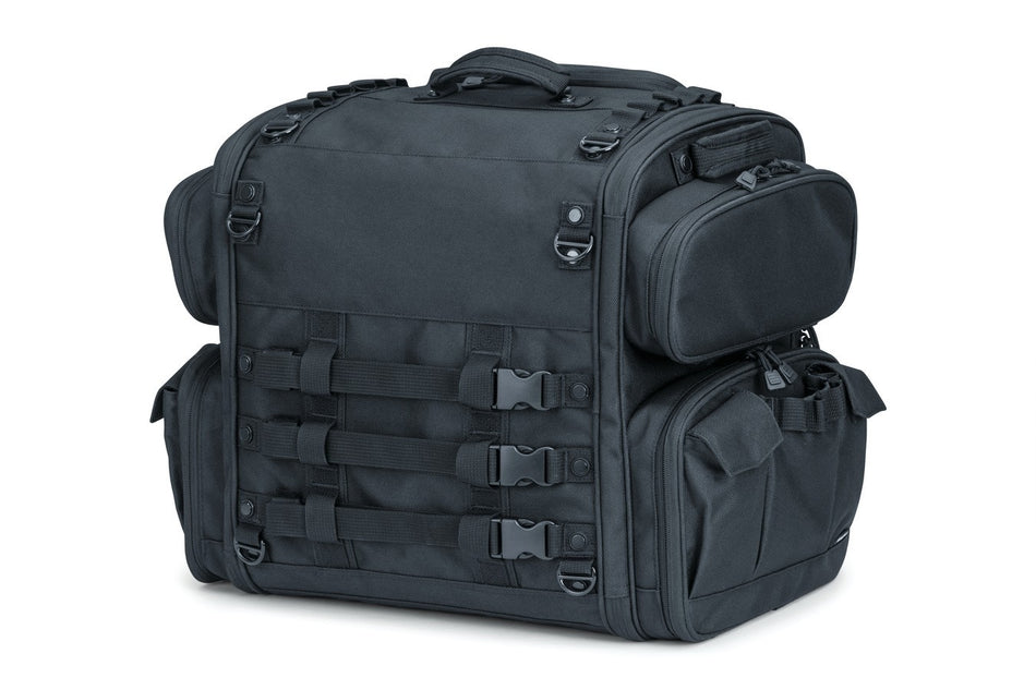 Kuryakyn 5284 Momentum Road Warrior Back Seat Bag Luggage Harley & Metric