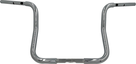FBI Fat Baggers 1-1/4" EZ Round Top Handlebars for Harley-Davidson FLH/X '23-'26 - Chrome / 13" Reduced Reach