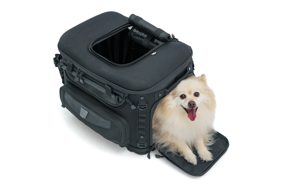 Kuryakyn 5288 Grand Pet Palace Luggage Rack Seat Bag Harley & Metric
