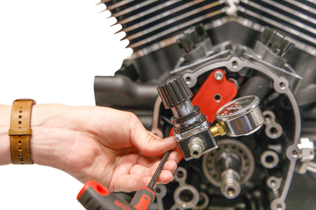 Feuling Assembled Engine Case Piston Cooling Jet Pressure Tester for 1999-2024 Harley-Davidson Touring / Softail / Dyna