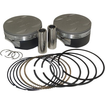 KB Performance KB542LCA.STD Super-Duty 4.125" Piston Kit Harley M8 117" 2017-Up