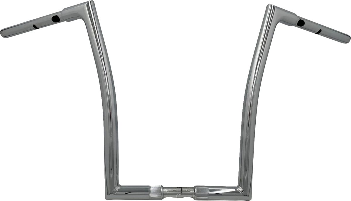 FBI Fat Baggers 1-1/4" EZ Flat Top Handlebars for Harley-Davidson FLTR '23-'26 - Chrome / 16"