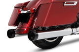 Rinehart 4.5" DBX45 Slip-On Mufflers Exhaust for Harley Touring Models