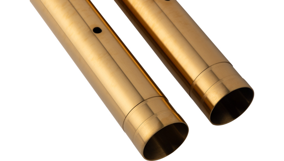 Custom Cycle Engineering Gold 21 3/16" 47MM Fork Tube 4 Harley 23 FLHXSE/FLTRXSE