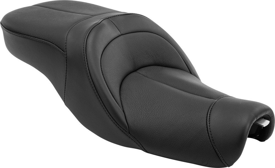 Danny Gray Lowist 2-Up Seat Leather Smooth Stitch Harley Sportster 04-18