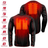 Gerbing Heated Clothing Mens 7V Battery Powered Heated Base Layer Shirt