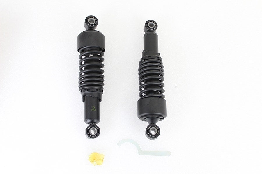 V-Twin 54-0063 Black Dura AEE 11" Adjustable Rear Shocks 85-Up Harley Touring