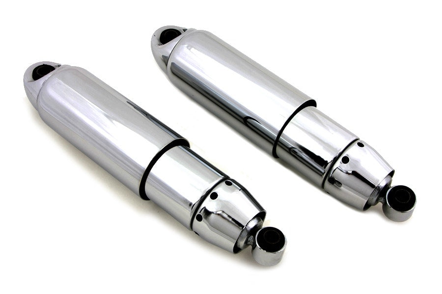 AEE 12" Chrome Covered Shocks 1" Lowering 54537-08A Harley Dyna FXD WG F C 91-17