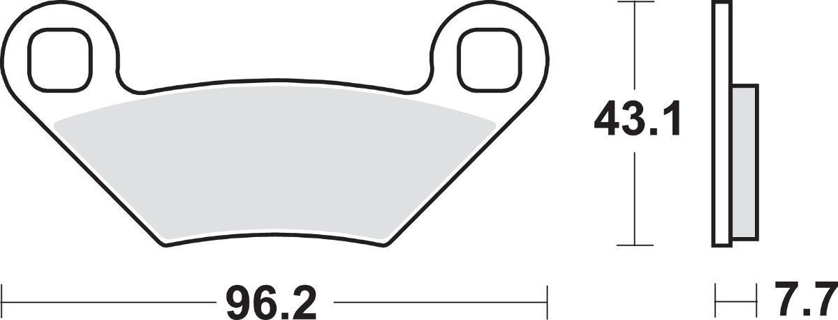 SBS SI Off-Road Sintered Brake Pads for Select 1983-2026 Models