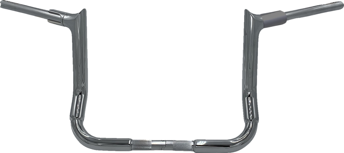 FBI 1-1/2" EZ Pointed Top Handlebars for 99-13, 21-23 FLHT/FLHX & Trike - Chrome / 12"