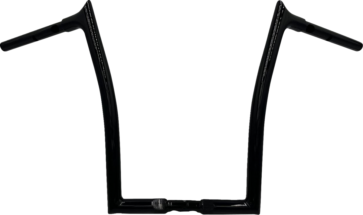FBI Fat Baggers 1-1/4" EZ Pointed Top Handlebars for FLTR '23-'26 - Black / 16"