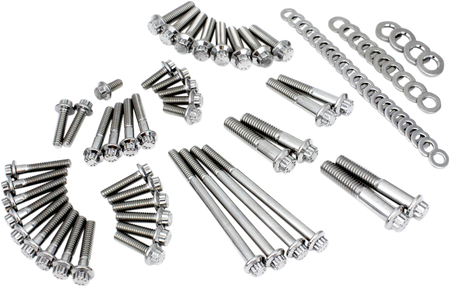 Feuling 12-Point External Primary/Transmission Engine Fastener Kit for 1999-2024 Harley-Davidson Softail / Dyna