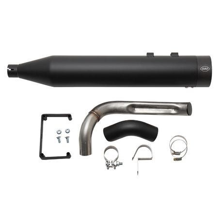S&S 550-0830 Shadow Ghost Pipe For Sidewinder 2-1 Black 95-08 Harley FL Touring