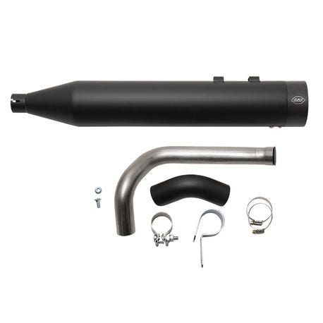 S&S 550-0831 Shadow Ghost Pipe For Sidewinder 2-1 Black 09-23 Harley FL Touring