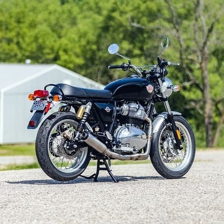 S&S Qualifier 2-1 50 State Exhaust System Stainless Steel Royal Enfield 650 19-20