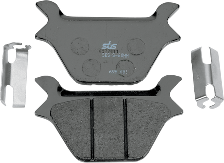 SBS Street Carbon Tech Organic Brake Pads for 1972-2025 Harley-Davidson Touring / Softail / Dyna / FXR / Sportster / V-Rod / FX Super Glide