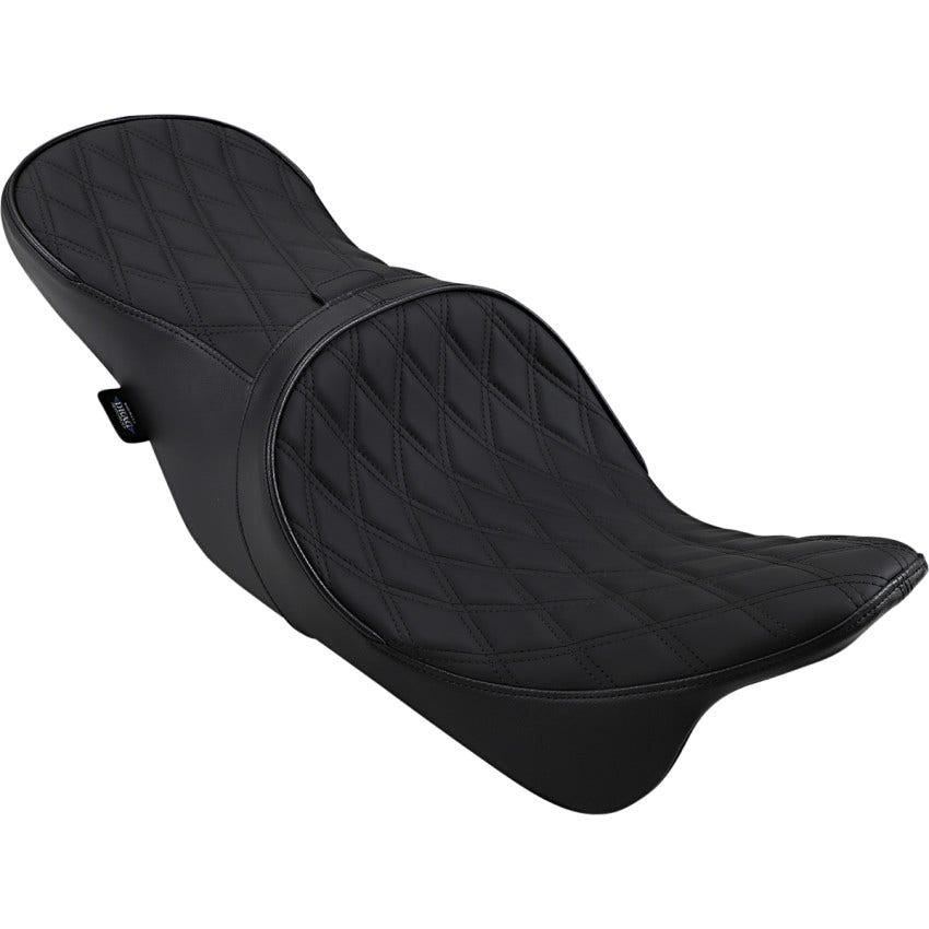 Drag Forward 2-Up Low Profile Double Diamond Seat for Harley 08-23 Touring