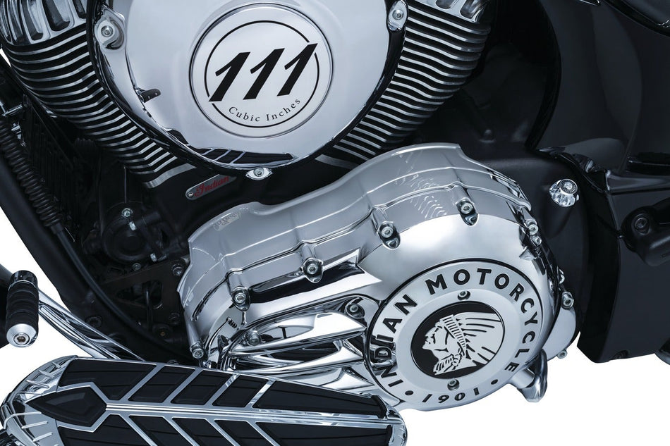 Kuryakyn Chrome 1 Piece Inner Primary Cover for Indian (exc Scout)