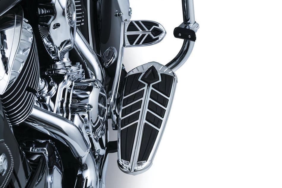 Kuryakyn Chrome Spear Driver Floorboard Inserts for Indian '14-'17 Models