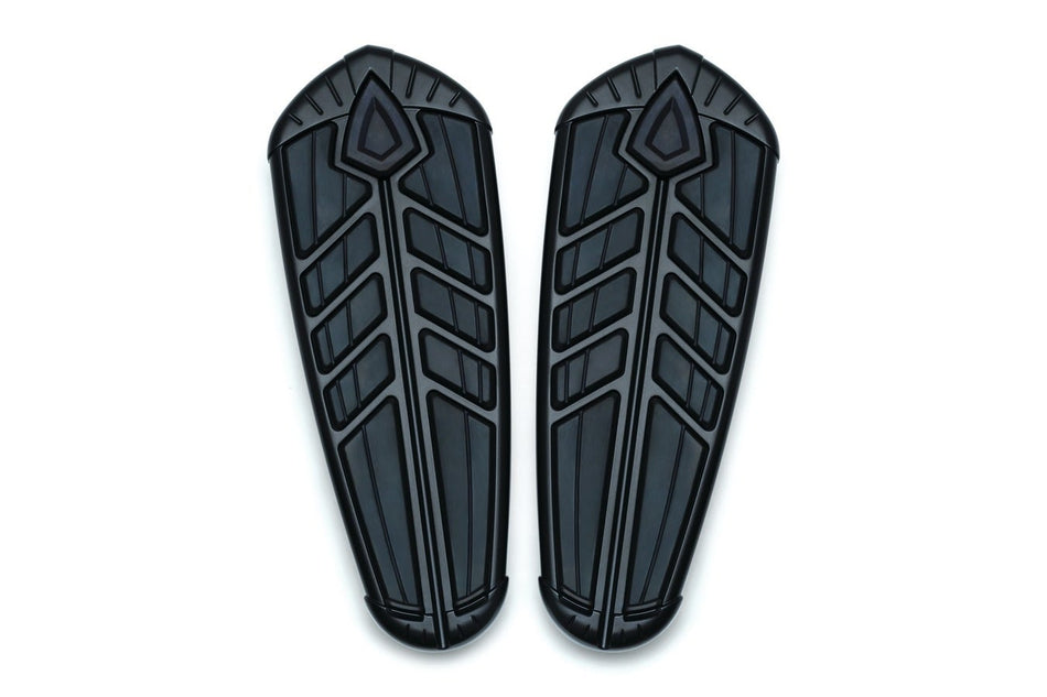 Kuryakyn Satin Black Spear Driver Floorboard Inserts for Indian '14-'17 Models