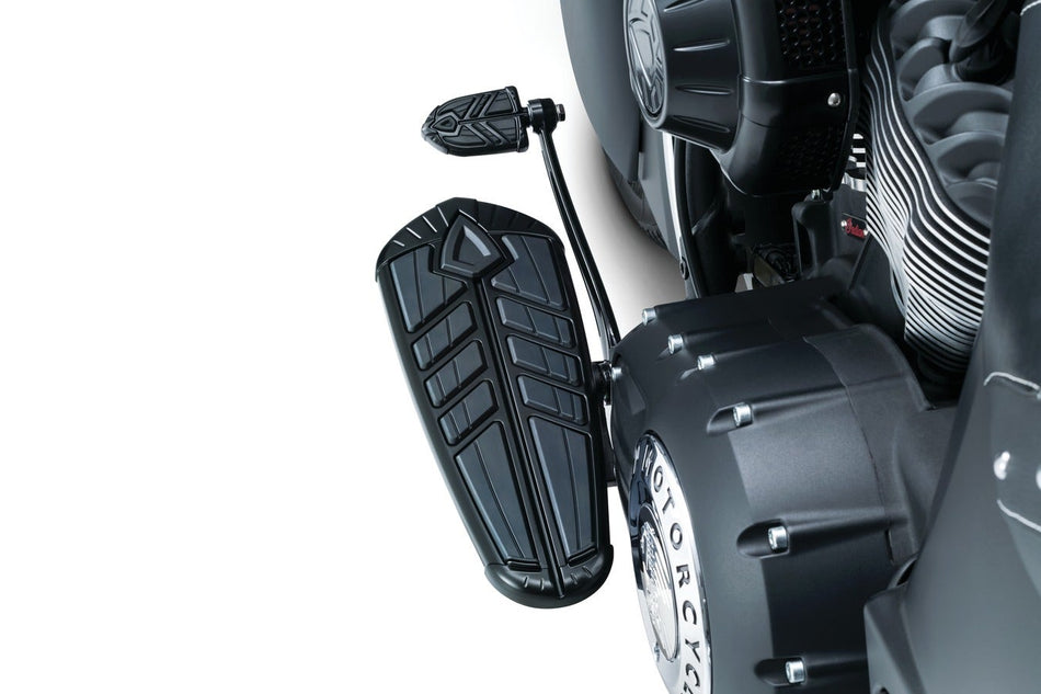 Kuryakyn Satin Black Spear Driver Floorboard Inserts for Indian '14-'17 Models