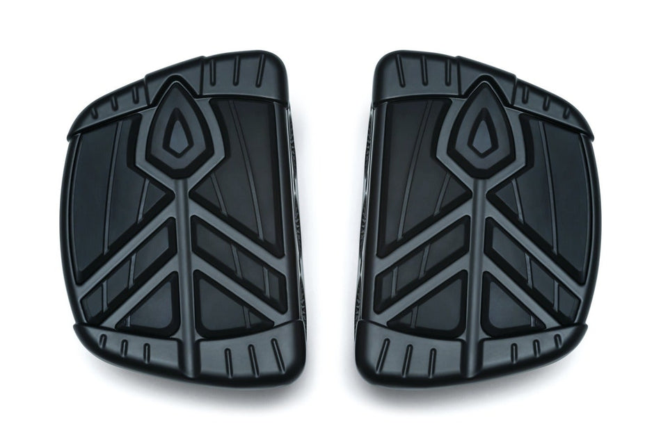 Kuryakyn 5653 Satin Black Spear Mini Boards w/o Adapters Harley or Metric