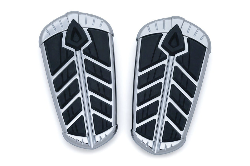 Kuryakyn Chrome Spear Rear Passenger Floorboard Inserts for Indian '15-'17
