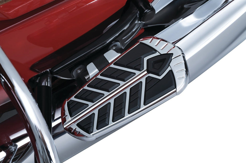 Kuryakyn Chrome Spear Rear Passenger Floorboard Inserts for Indian '15-'17
