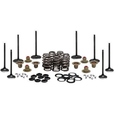 Kibblewhite 20-23350 Black Diamond Stainless Steel Valve Kit Harley M8 2017-Up