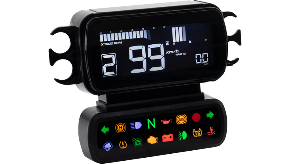 Koso D2 Multi-Function Meter for Harley 14-23 FLHT/FLHX/FLTR Models