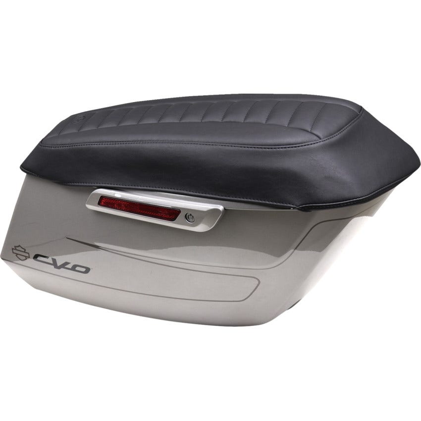 Mustang Black Saddlebag Lid Covers for Harley 2023-2024 FLHX/FLTR Models