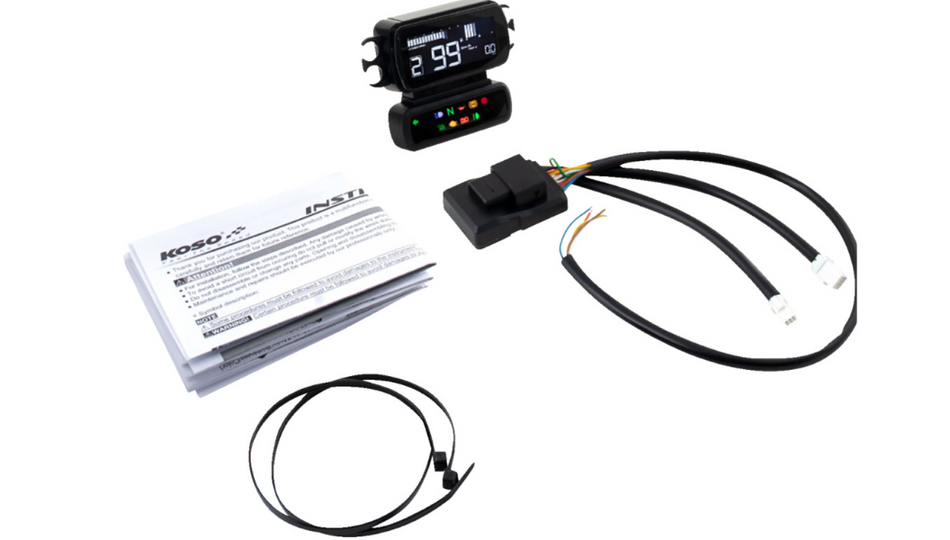 Koso D2 Multi-Function Meter for Harley 14-23 FLHT/FLHX/FLTR Models