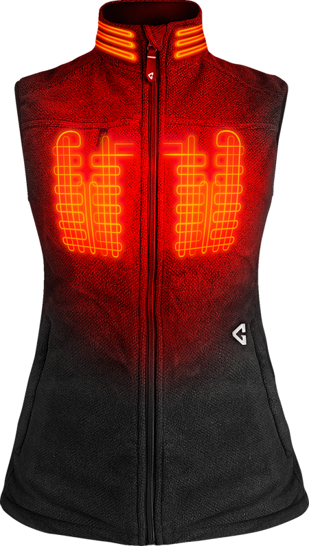 Gerbing Heated Clothing Womens 7V Thermite Fleece Heated Vest 2.0