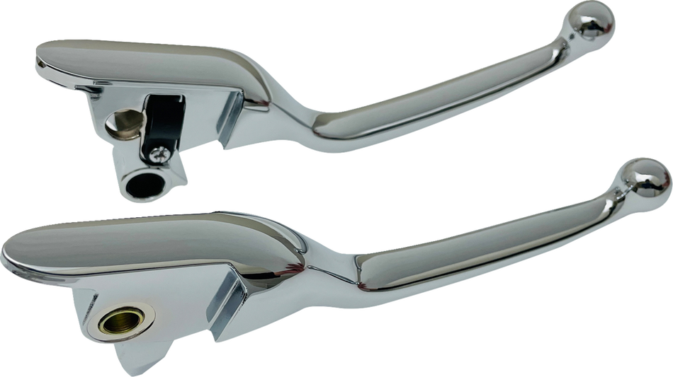 Drag Specialties Narrow Lever Set for Harley 08-13 FLH/T 08-16 FLHR