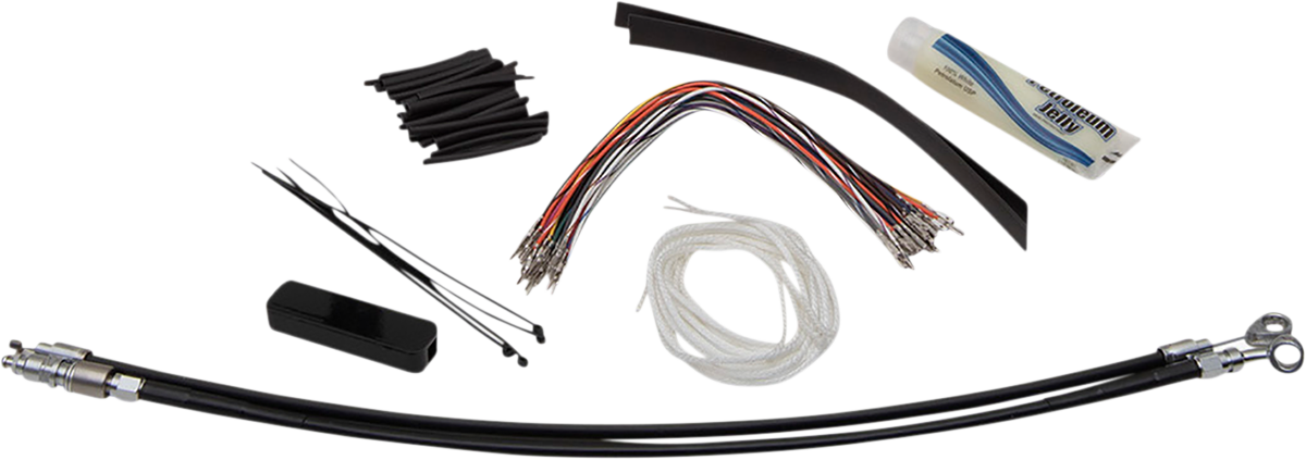 FBI Control Installation Kit - Cable Clutch for 2008-2013 H-D Touring - Black / 14"