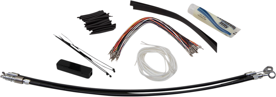 FBI Control Installation Kit - Cable Clutch for 2008-2013 H-D Touring - Black / 14"