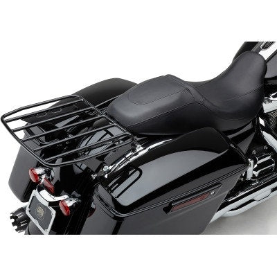 Cobra 602-2800B Black Big Ass Racks Detachable Flat Luggage Harley FLH 09-20