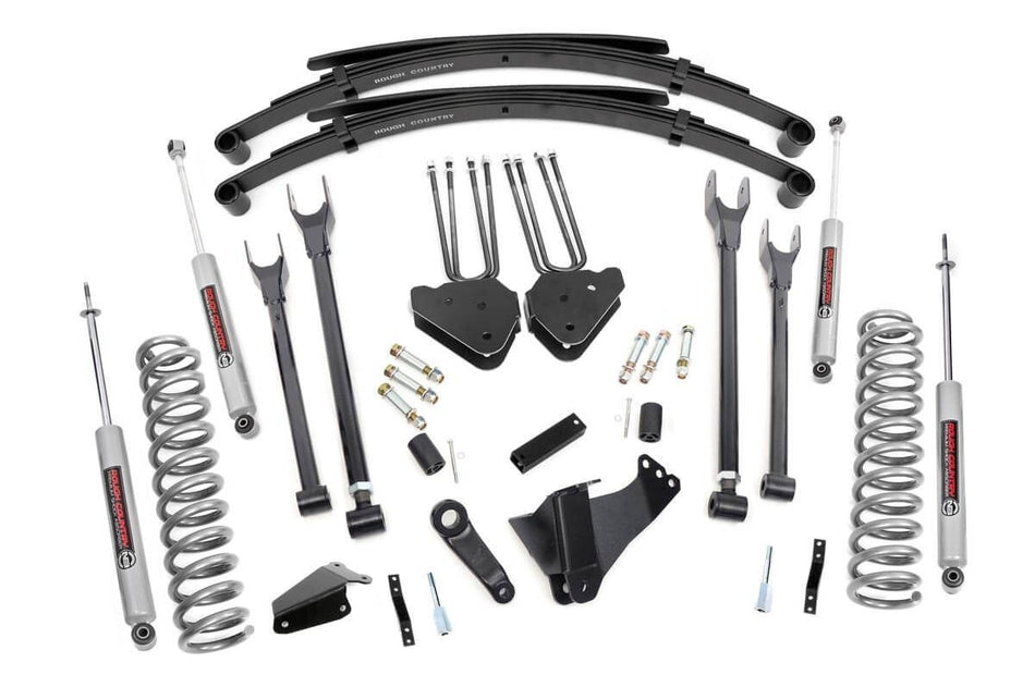 Rough Country 590.20 8" 4-Link Lift Kit w/ N3 Shocks 05-07 Ford F250 F350 4WD
