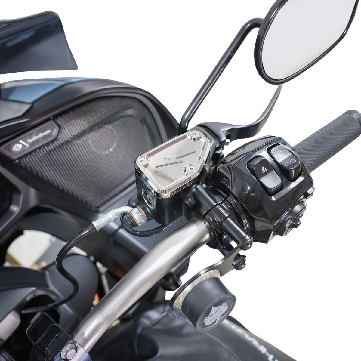 Thrashin Supply Co. Master Cylinder Cover for 2018-2025 Harley-Davidson Road Glide / Street Glide / Softail
